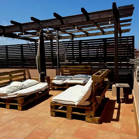 Alinico House Con Jardin Privado Y Azotea Vakantiehuis Lajares